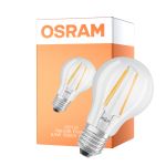 Osram Classic LED E27 Poire Filament Claire 6.5W 806lm - 865 Lumière Du Jour | Équivalent 60W