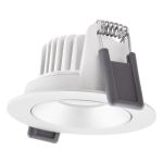 Ledvance Spot LED Adjust Aluminium Blanc 8W 640lm 36D - 927 Blanc Très Chaud | Diamètre 68mm - IP20 - Meilleur rendu des couleurs - Dimmable