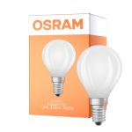 Osram LED Classic LED E14 Poire Filament Dépolie 1.2W 255lm - 840 Blanc Froid | Équivalent 25W