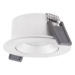 Ledvance Spot LED Air Adjust Aluminium Blanc 4W 300lm 36D - 927 Blanc Très Chaud | Diamètre 68mm - IP23 - Meilleur rendu des couleurs - Dimmable