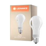 Ledvance Classic LED E27 Poire Filament Dépolie 18W 2452lm - 827 Blanc Très Chaud | Dimmable - Équivalent 150W