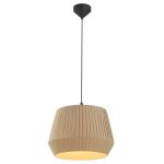 Nordlux Dicte 40 Suspension Luminaire Textile Beige| Convient pour 1x E27