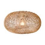 Good&Mojo Plafonnier Arizona Rattan Natural S | Convient pour 1x E27 