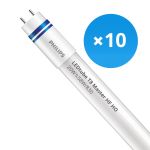 Lot 10x Philips Tube LED T8 MASTER (HF) High Output 20W 2900lm - 830 Blanc Chaud | 150cm - Dimmable - Équivalent 58W