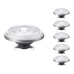 Lot 6x Philips MASTER LED Spot G53 AR111 10.8W 600lm 40D - 927 Blanc Très Chaud | Meilleur rendu des couleurs - Dimmable - Équivalent 50W