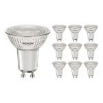 Lot 10x Noxion Spot LED GU10 PAR16 4W 345lm 36D - 827 Blanc Très Chaud | Dimmable - Équivalent 50W