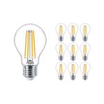 Lot 10x Philips MASTER Value LED Ampoule E27 Poire Claire 5.9W 806lm - 927 Blanc Très Chaud | Meilleur rendu des couleurs - Dimmable - Équivalent 60W