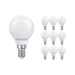 Lot 10x Noxion Lucent Lustre LED E14 Boule Dépolie 4.5W 470lm - 827 Blanc Très Chaud | Équivalent 40W