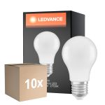 Lot 10x Ledvance Classic LED E27 Poire Dépolie 4.9W 470lm - 827 Blanc Très Chaud | Équivalent 40W