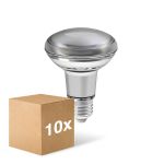 Lot 10x Ledvance Performance Spot LED E27 R80 8.5W 670lm 36D - 827 Blanc Très Chaud | Dimmable - Équivalent 100W