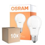 Lot 10x Osram Parathom LED Star E27 Poire Dépolie 8.5W 806lm - 827 Blanc Très Chaud | Équivalent 60W