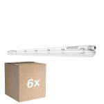 Lot 6x Ledvance Réglette LED Étanche Imperméable 58W 8000lm - 865 Lumière Du Jour | 150cm