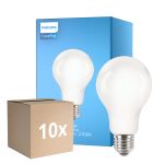 Lot 10x Philips Corepro LED Ampoule E27 Poire Dépolie 13W 2000lm - 827 Blanc Très Chaud | Équivalent 120W
