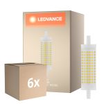 Lot 6x Osram LED R7s 118mm Claire 19W 2452lm - 865 Lumière Du Jour | Équivalent 150W