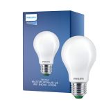 Philips MASTER LED Ampoule Ultra Efficient E27 Poire Dépolie 4W 840lm - 827 Blanc Très Chaud | Équivalent 60W