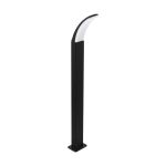 Eglo Lampadaire extérieur Fiumicino Extérieur Aluminium Noir 11.5W 1200lm - 830 Blanc Chaud