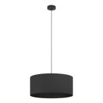 Eglo Suspension Luminaire Maserlo 1 Acier Noir | Convient pour E27