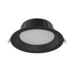 Noxion Downlight LED Hera Moyen Encastré Noir 15W 1500lm 80D - 827-830-840 CCT | 176mm - Diamètre 150mm