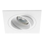 Noxion Encastré Spot Boxi MR16 inclinable Blanc | Diamètre 80mm - GU10 Culot