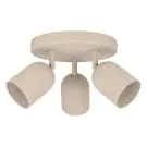 Eglo Plafond Spot Tilston Acier Sablonneux | Convient pour 3x E14