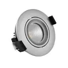 Noxion Spot LED Aqua inclinable ignifugé Aluminium 6W 400lm 36D - 927 Blanc Très Chaud | Diamètre 92mm - IP65 - Meilleur rendu des couleurs - Dimmable