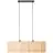 Brilliant Wimea Suspension Luminaire Métal Noir Beige | Convient pour 2x E27