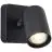 Brilliant Marty Applique Murale Aluminium Sablonneux Noir 5W 350lm - 830 Blanc Chaud | Incl. 1x GU10