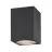 SLV Enola S Plafonnier Aluminium Gris Carré 9W 610lm 38D - 940 Blanc Froid | Extérieur - IP65 - Meilleur Rendu Des Couleurs