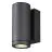 SLV Enola S Applique Murale Aluminium Gris Rond 6W 500lm - 940 Blanc Froid | Extérieur - IP65 - Meilleur Rendu Des Couleurs