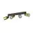 SLV Puri 2.0 Aluminium Spot Noir | Convient pour 4x GU10