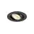 SLV New Tria 68 Spot Aluminium Noir Rond 7.5W 621lm 38D - 930 Blanc Chaud | Diamètre 68mm -  Meilleur Rendu Des Couleurs - Dimmable 