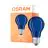 Osram LED Star Classic Decor E27 Poire Filament Dépolie 2.5W 10lm - Blue | Équivalent 4W