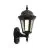Ansell LED Wall Light Latina Lantern Black - Suitable for E27 up to 42W | IP65 - Motion and Light Sensor