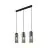 Nordlux Miella 3-Rail Suspension Luminaire Verre Smoke | Convient pour 3x E27