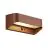 Nordlux Marcellio Applique Murale Brun 5W 400lm - 830 Blanc Chaud | IP54 - avec Commutateur - Solar