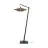 Good&Mojo Lampadaires Salon Bali Bambou Noir | Convient pour 1x E27 