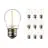 Lot 10x Noxion Lucent LED E27 Boule Filament Claire 1.4W 136LM - 827 Blanc Très Chaud | Équivalent 15W
