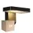 Lot 3x Nordlux Solar Applique Murale Rica Carré Noir 4.5W 450lm - 830 Blanc Chaud | Détecteur de Mouvement et de Lumière