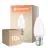 Lot 10x Ledvance Classic LED B22 Bougie Dépolie 3.4W 470lm - 827 Blanc Très Chaud | Équivalent 40W
