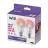 Pack duo 2x WiZ Smart LED E27 Poire Filament Dépolie 9W 806lm - 822-865 Variable Blanc + RGB | Dimmable - Équivalent 60W