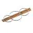 Eglo Plafonnier Boyal Bois Noir, Rouille 24W 3400lm - 830 Blanc Chaud