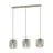 Eglo Suspension Luminaire Romazzina Acier Poncé | IP20 - Convient pour 3x E27 