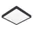 Eglo Plafonnier Éclairage de salle de bains Fueva 6 Plastique Noir 13W 2100lm - 827-840-865 CCT