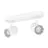 Eglo Plafonnier Consuma 1 Acier Blanc | IP44 - Convient pour 2x GU10 