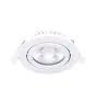 Noxion LED inclinable Slim Spot Blanc 6W 550lm - 930 Blanc Chaud | Diamètre 75mm - IP54 - Meilleur rendu des couleurs 