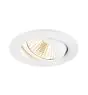 SLV New Tria Universel 68 Spot Aluminium Blanc Rond 8.6W 600lm 38D - 925-930-940 CCT | Diamètre 68mm -  Meilleur Rendu Des Couleurs - Dimmable 
