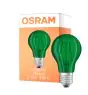 Osram LED Star Classic Decor E27 Poire Filament Dépolie 2.5W 45lm - Green |Équivalent 7W