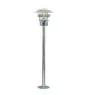 Nordlux Vejers Lampadaire extérieur Acier Galvanisé et Verre Gris | IP54 - Convient pour E27