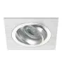 Noxion Encastré Spot Boxi MR16 inclinable Aluminium | Diamètre 80mm - GU10 Culot