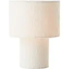 Brilliant Lampe De Chevet Teddy Métal Textile Beige | 230mm - Convient pour 1x E27